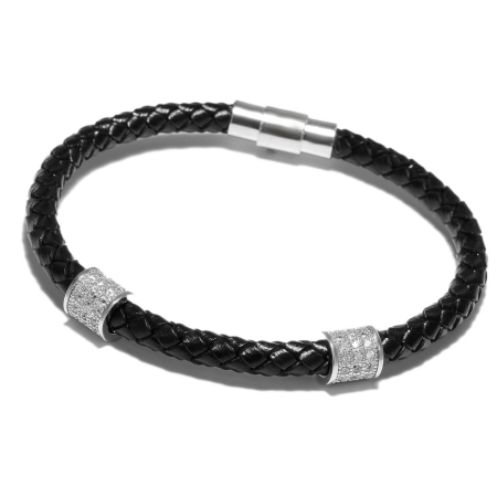 Bratara Dama Brooks Silver White Zircon [1]