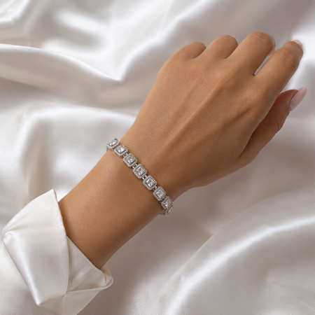 Bratara Dama Cubic Clear Diamonds 10 MM [1]
