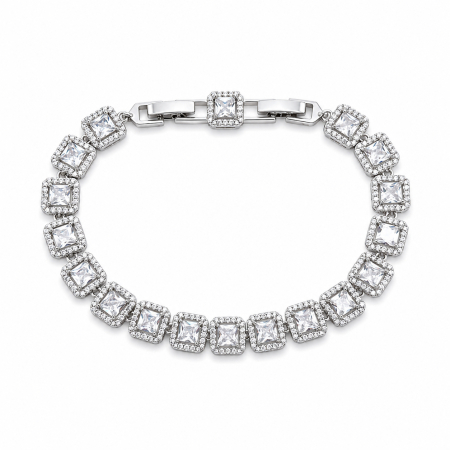 BRATARI CRISTALE - Bratara Dama Cubic Clear Diamonds 10 MM