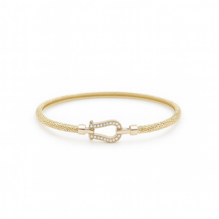 BIJUTERII DAMA - Bratara Dama Gold Anchor Diamonds