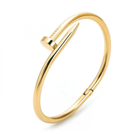 BRATARI CRISTALE - Bratara Dama Gold Bangle Nail