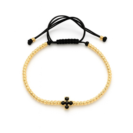 BRATARI CRISTALE - Bratara Dama Gold Cross