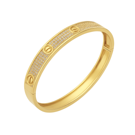 BRATARI CRISTALE - Bratara Dama Gold Full Diamonds