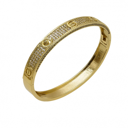 BRATARI CRISTALE - Bratara Dama Gold Full Diamonds