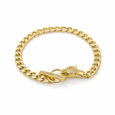 COLIERE - Bratara Dama Gold Gatopardo Diamond Berge