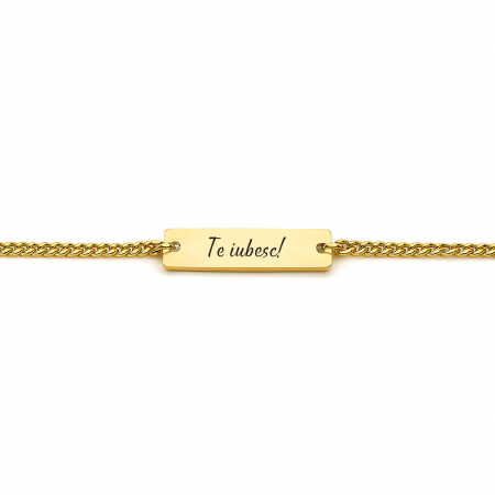 BRATARI PERSONALIZATE - Bratara Dama Personalizata I LOVE YOU