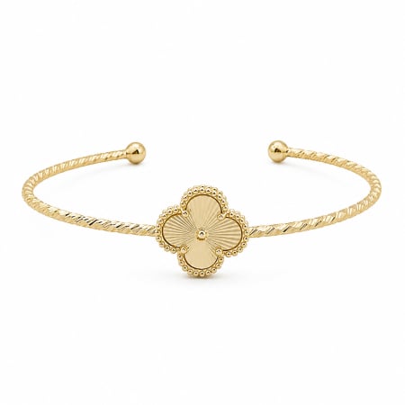 BRATARI CRISTALE - Bratara Dama Reglabila Gold Alhambra