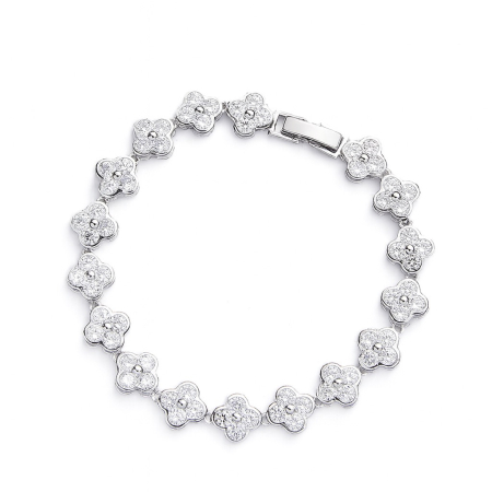 BRATARI CRISTALE - Bratara Dama Silver Alhambra