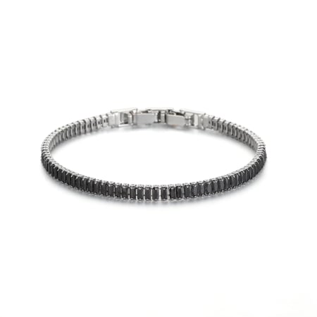 BRATARI LUXURY - Bratara Tennis Black Crystal - 3 MM / 19 CM
