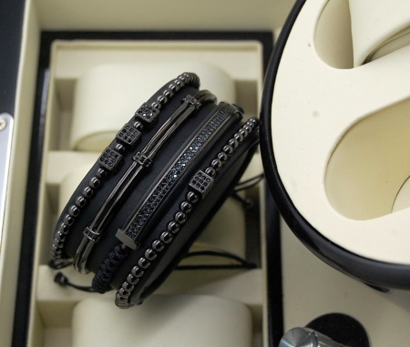Brooks All Black Set 4 Bracelets [5]