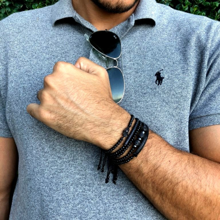 Brooks All Black Set Promaster 5 Zircon Bracelets [3]