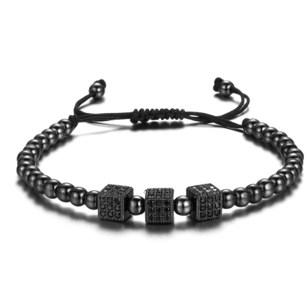 Brooks Black Cubic Zircon Bracelet [0]