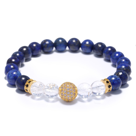 BRATARI PIETRE NATURALE - Bratara Brooks Blue Lapis Lazuli