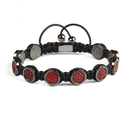 PROMOTII - Brooks Bracelet Burgund Faces