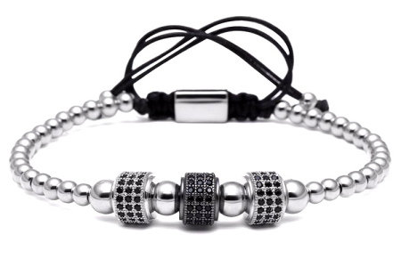 BRATARI - Brooks Charm Cilinder Zircon Women