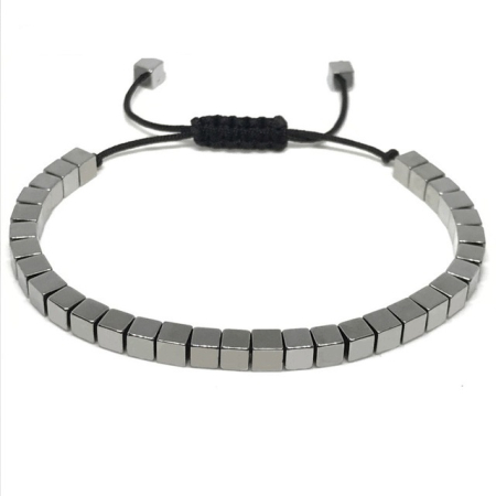 PROMOTII - Brooks Cubic Stone Black Bracelet