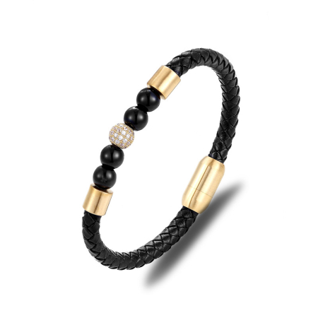 BRATARI PIELE - Brooks Gold Classima Men Leather Collection