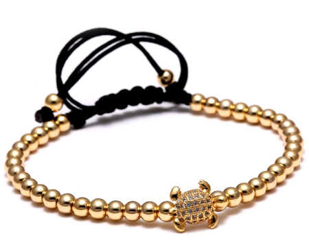 BRATARI - Brooks Gold Tortoise Zirconium