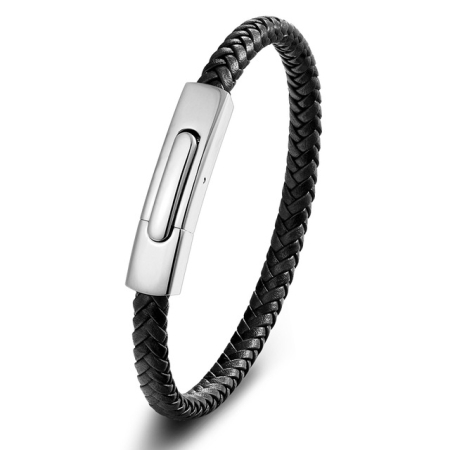 BRATARI PIELE - Brooks Leather Classic Silver Clasp