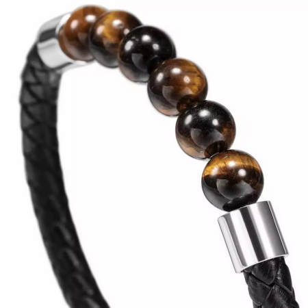 Brooks Leather Urban Design Brown Beads [2]