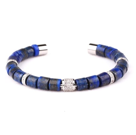 BRATARI SEMICERC - Brooks Luxury Bangle Lapis Lazuli Zephyr