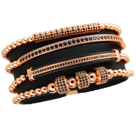 SETURI ROSE GOLD - Brooks Luxury Set 4 Rose Gold 14K