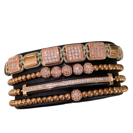 SETURI ROSE GOLD - Brooks Luxury Set 4 Rose Gold Heritage