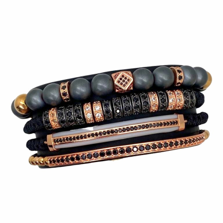 SETURI ROSE GOLD - Brooks Luxury Set 4 Rose Gold Noblesse