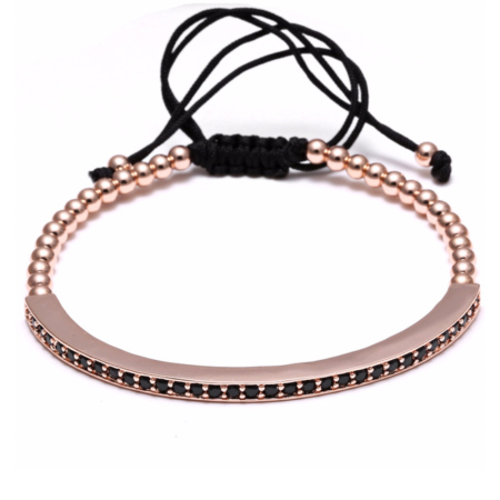 BRATARI LUXURY - Brooks Men Bracelet Rose Gold 14K