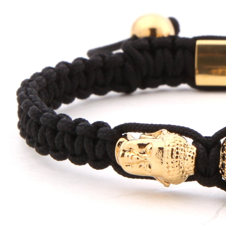 Brooks Men Gold Buddha Head [1]