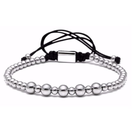 BRATARI CRISTALE - Brooks Men Silver Plated Bracelet