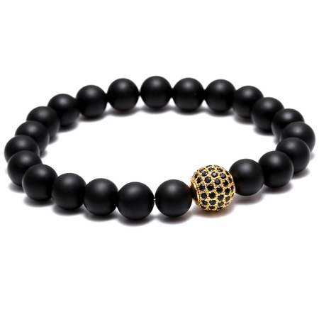 BRATARI PIETRE NATURALE - Brooks Natural Stone CZ Bracelet