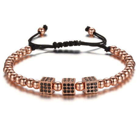 PROMOTII BRATARI - Brooks Rose Gold 14K Men Bracelet