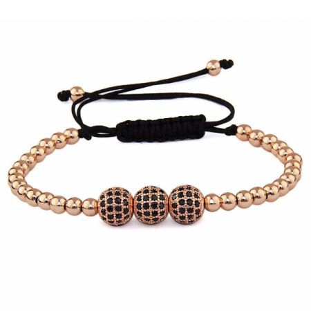 BRATARI BARBATI - Brooks Rose Gold 14K Zirconia Bracelet
