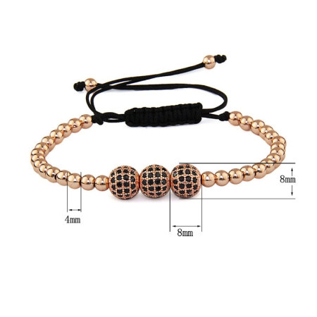 Brooks Rose Gold 14K Zirconia Bracelet [1]