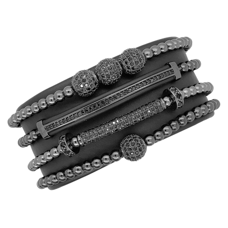 SETURI FULL BLACK - Brooks Set All Black Magnum Zirconium BLACK