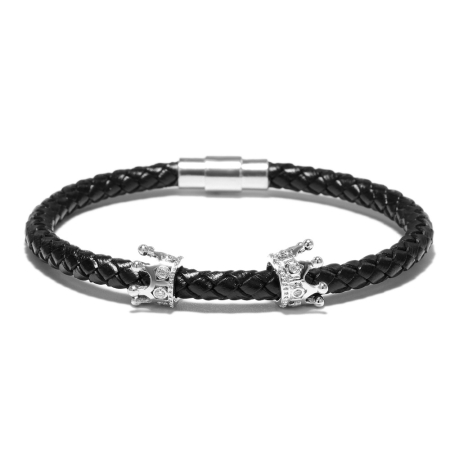 BRATARI PIELE - Brooks Silver Crown 17 CM