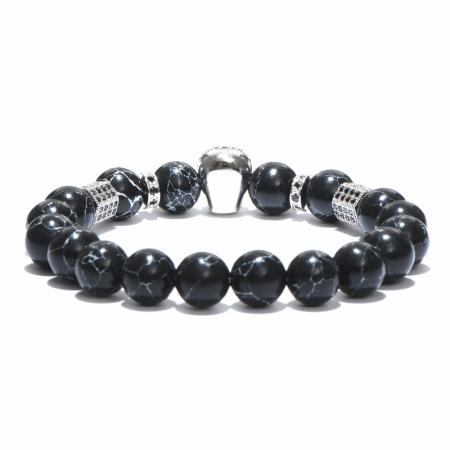 Brooks Skull Black Zircon Natural Stones [2]