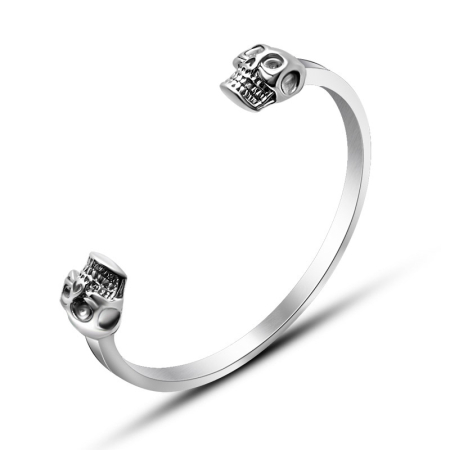 Brooks Skull Stainless Steel Bangle [0]