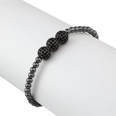Brooks Spherique Black Zircon Bracelet [2]