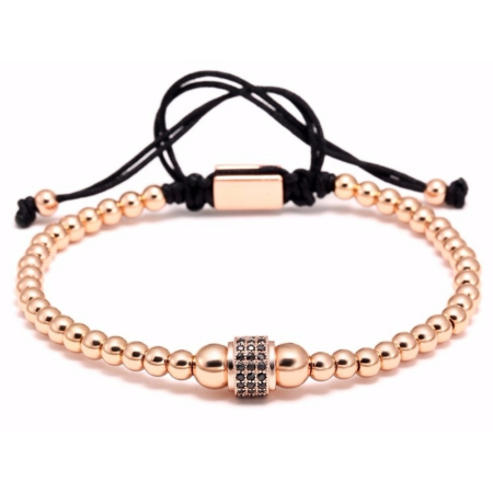 BRATARI LUXURY - Brooks Zircon Rose Gold Bracelet