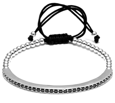 BRATARI - Brooks Zircon Silver Bracelet