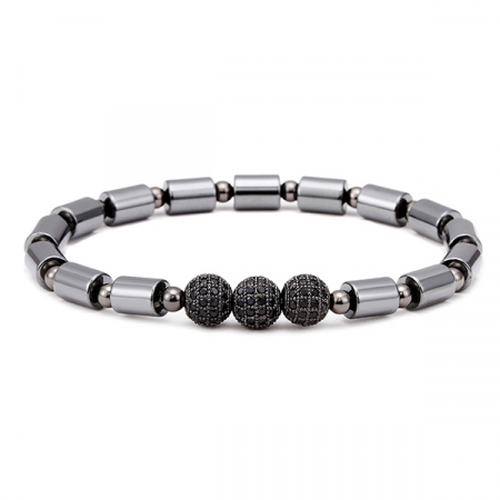 BRATARI PIETRE NATURALE - Brooks Zircon Spherique Black Elements