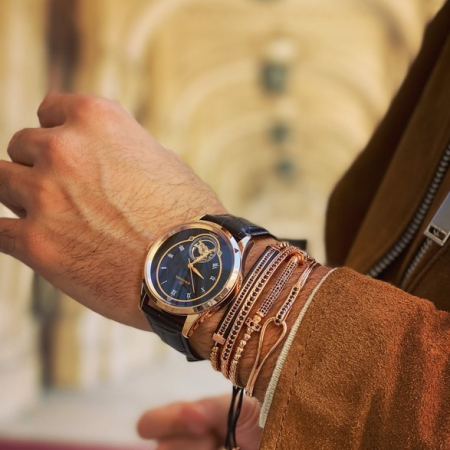 Ceas Brooks Automatic Rose Gold Luxury Masterpiece [1]