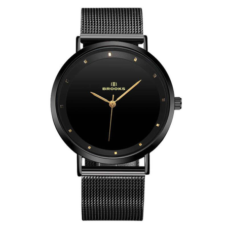 CEASURI EXTRAPLATE - Ceas Brooks Black Mesh Gold Points