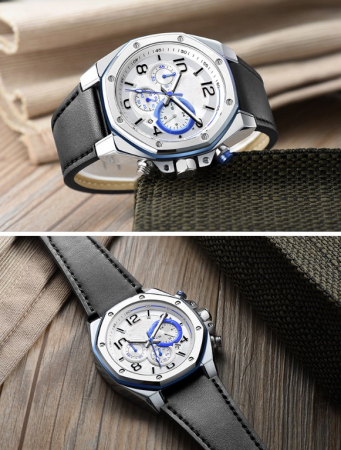 Ceas Brooks Chronograph Blue Sigmund [1]