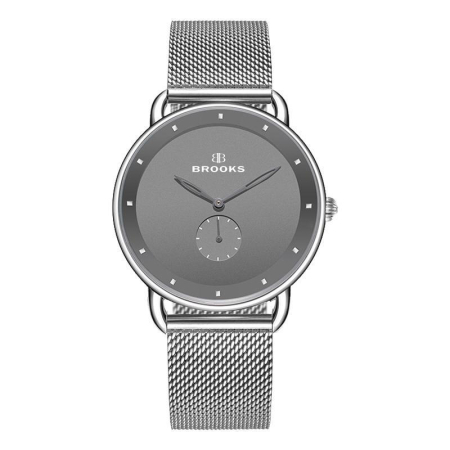 CEASURI DAMA - Ceas Dama Brooks Mesh Silver Strap