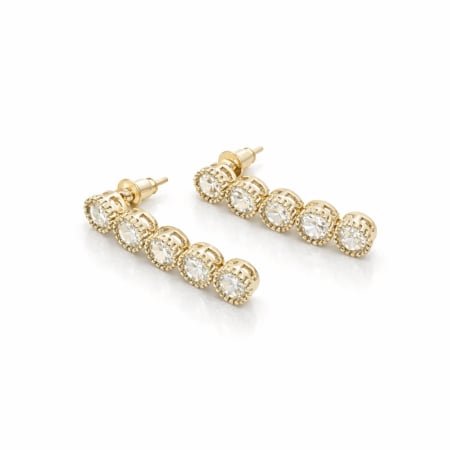 BIJUTERII DAMA - Cercei Dama Angelic Gold 14K Plated