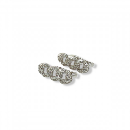 CERCEI ARGINT - Cercei Dama Cuban Argint 925
