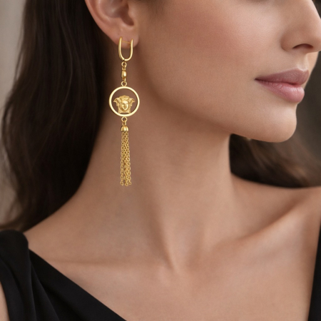 Cercei Dama Gold Medusa [1]